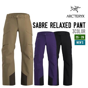 ARC'TERYX �A�[�N�e���N�X 25-26 SABRE RELAXED PANT M �Z�C�o�[ �����b�N�X�h �p���c �X�m�[�{�[�h ���K�i 2025-2026 �E�F�A �����Y