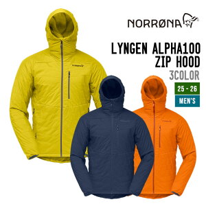 NORRONA m[i 25-26 LYNGEN ALPHA100 ZIP HOOD Q At@100 Wbvt[h Xm[{[h Ki y ۉ ʋC