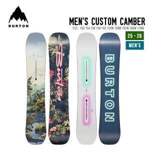 BURTON �o�[�g�� 25-26 MEN'S CUSTOM CAMBER �����Y �J�X�^�� �L�����o�[ �X�m�[�{�[�h ���K�i 2025-2026 �����Y ���m��