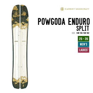 CARDIFF �J�[�f�B�t 25-26 POWGODA ENDURO SPLIT �p�E�S�_ �G���f���[�� �X�v���b�g �����\�� ���K�i �X�m�[�{�[�h �X�m�{ �o�b�N�J���g���[