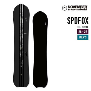 NOVEMBER �m�x���o�[ 26-27 SPDFOX �X�s�[�h�t�H�b�N�X �j���[���f�� �X�m�[�{�[�h ���{�� ���Y ���i��