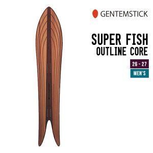 GENTEMSTICK �Q���e���X�e�B�b�N 26-27 SUPER FISH OUTLINE CORE �X�[�p�[�t�B�b�V�� �A�E�g���C���R�A 2026-2027 �X�m�[�{�[�h �����Y