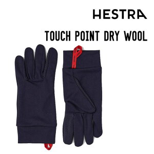HESTRA �w�X�g�� TOUCH POINT DRY WOOL �^�b�`�|�C���g �h���C�E�[�� �O���[�u 34380