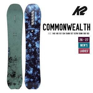 K2 26-27 �P�C�c�[ COMMONWEALTH �R�����E�F���X �X�m�[�{�[�h �X�m�{ Unisex