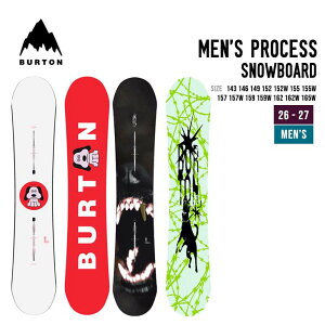 BURTON �o�[�g�� 26-27 MEN'S PROCESS SNOWBOARD �X�m�[�{�[�h