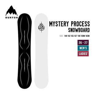 BURTON �o�[�g�� 26-27 MYSTERY PROCESS SNOWBOARD �X�m�[�{�[�h