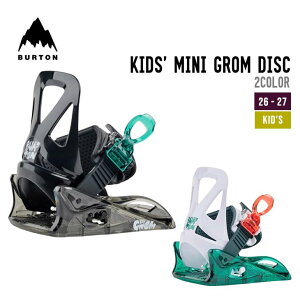 BURTON �o�[�g�� 26-27 KIDS' MINI GROM DISC �~�j �O���� �f�B�X�N �r���f�B���O �L�b�Y SNOWBOARD BINDINGS