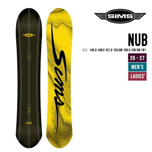 SIMS �V���X 26-27 NUB �i�u �X�m�[�{�[�h �X�m�{ �{�[�h �� �L�����o�[