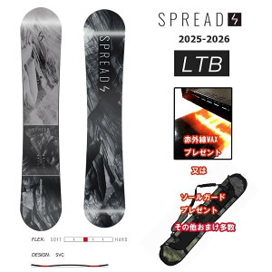 ���܂����� ���{��25-26 LTB SPREAD SNOWBOARDS�@�X�v���b�h�X�m�[�{�[�h LTB2025-2026 25/26�O���g�� ���� �T�� �v���f���[�X���{���K�i �O���g�� �R���p�X �I�[�E�F�� �m�[���[7 ���{���K�i
