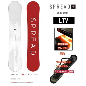 ���܂����� 26-27 LTV SPREAD SNOWBOARDS�@�X�v���b�h�X�m�[�{�[�h LTV2026-2027 26/27 �O���g�� ���� �T�� �v���f���[�X���{���K�i �O���g�� �R���p�X �I�[�E�F�� �m�[���[7 ���{���K�i