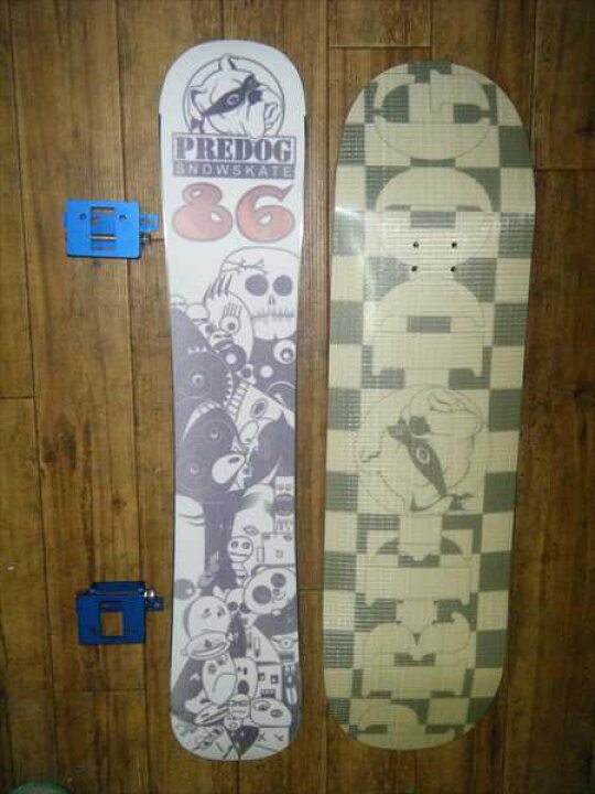 楽天市場】超レア 最強SLOT TRUCKS搭載 PREDOG SNOWSKATE SET86 Wide 