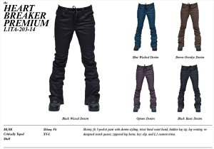 L1TA(LITA)�@HEART BREAKER PREMIUM PANTL1TA(LITA)�@OUTERWEAR�@SNOWBOARD���^�@�A�E�^�[�E�F�A �X�m�[�{�[�h �n�[�g�u���C�J�[�v���~�A�� �p���c�������K�i�I�y���j�o�׉\
