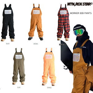 WORKER BIB PANTS MTN ROCKSTAR 2022-23f}Ee bNX^[ mountain rockstar 22/23f [J[rupc PLAN B PROJECT ܂