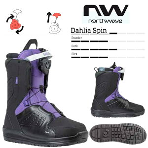 NORTHWAVE �m�[�X�E�F�[�u DAHLIA SPIN�@�_���A�X�s���@ 24-25 20252026 ���K�i�ۏ؏��t�� �X�m�[�{�[�h �u�[�c ���f�B�X�@25-26�p�����f��