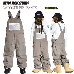 WORKER BIB PANTS MTN ROCKSTAR 2023/24f}Ee bNX^[ 2023-24f [J[rupc PLAN B PROJECT ܂ mountain rockstar