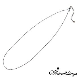 【ポイント3倍！15日まで！】 アルテミスキングス ARTEMIS KINGS 4面カット AK シルバー アズキ チェーン 1.5mm 50cm AKCN0013