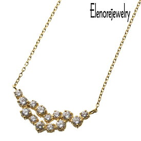 エレノアジュエリー Elenore Jewelry シルバー ネックレス アクセサリー スパーク リング ホワイトトパーズ ELP0011