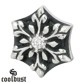 クールダスト cooldust FUNKOUTS スノーシャドー シルバー ピアス アクセサリー 雪の結晶 片耳用 カラーストーン シルバー925 スターリングシルバー FCE-047