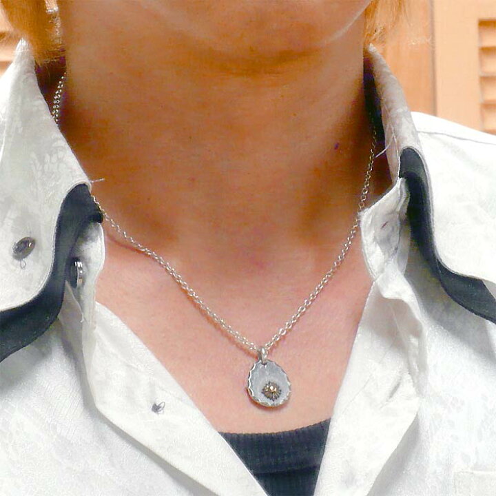 楽天市場】アクアシルバー AQUA SILVER 太陽と月 シルバー ネックレス 