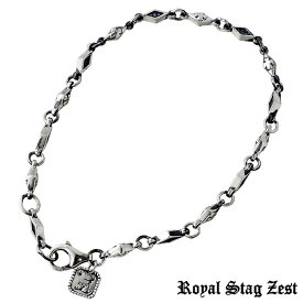 ロイヤルスタッグゼスト Royal Stag Zest シルバー ブレスレット アクセサリー 菱形 メンズ SBR25-014