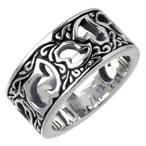 【ポイント5倍!マラソン期間中!】 フリースタイル FREE STYLE リング 指輪 レディース ハート シルバー ジュエリー アラベスク 925 スターリングシルバー FSR-825