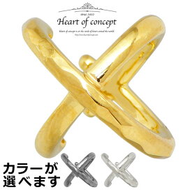 ハートオブコンセプト HEART OF CONCEPT シルバー イヤーカフ アクセサリー クロッシング 1個売り 片耳用 メンズ レディース HCE-64