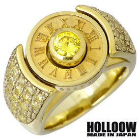 ホロウ HOLLOOW トェルブ ナンバー シルバー リング ゴールドコーティング キュービック 10～25号 指輪 アクセサリー シルバー925 スターリングシルバー KHR-35GD