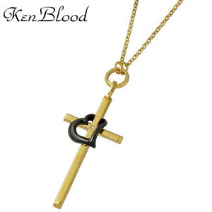 �y�|�C���g2�{�I5/6�܂ŁI�z �P���u���b�h KEN BLOOD �N���X & �n�[�g �V���o�[ �l�b�N���X �A�N�Z�T���[ �_�C�������h �S�[���h�J���[X�u���b�N �V���o�[925 �X�^�[�����O�V���o�[ KB-KP-325GD