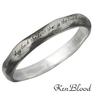 �P���u���b�h KEN BLOOD �����O �w�� ���f�B�[�X �V���o�[ �W���G���[ A�G�b�Z���V���� 925 �X�^�[�����O�V���o�[ KR-234AtSV