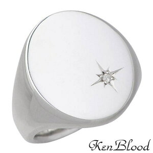 �P���u���b�h KEN BLOOD �����O �w�� ���f�B�[�X �_�C�������h �V���o�[ �W���G���[ �V���C�� 925 �X�^�[�����O�V���o�[ KR-250P
