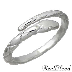ケンブラッド KEN BLOOD リング 指輪 メンズ レディース シルバー ジュエリー スネーク 11～21号 925 スターリングシルバー KR-257SV