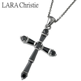 ララクリスティー LARA Christie ホーリー クロス シルバー ネックレス アクセサリー BLACK Label シルバー925 スターリングシルバー LA-P0025-B