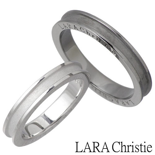 正式的 ララクリスティー LARA Christie リング 指輪 ペアー シルバー