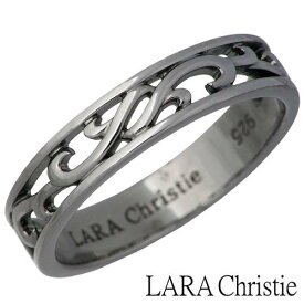 ララクリスティー LARA Christie ランソー シルバー リング ブラック 15～23号 指輪 アクセサリー BLACK Label シルバー925 スターリングシルバー LA-R6028-B