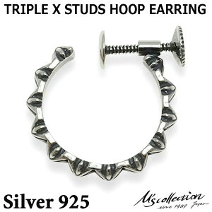 y|Cg5{IubNtCf[Iz GYRNV M's collection Vo[ CO Y Ўp TRIPLE X STUDS HOOP EARRING XE-020-EA
