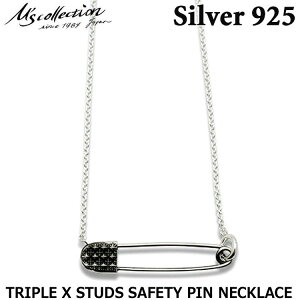 y|Cg5{IyVC[OXӍՁz GYRNV M's collection Vo[ lbNX TRIPLE X STUDS SAFETY PIN NECKLACE XP-185