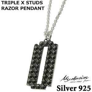 y|Cg5{IyVC[OXӍՁz GYRNV M's collection Vo[ lbNX TRIPLE X STUDS RAZOR PENDANT XP-186