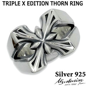 y|Cg5{IyVC[OXӍՁz GYRNV M's collection Vo[ O w 15`23 TRIPLE X EDITION THORN RING XR-041