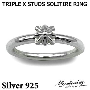 y|Cg5{IubNtCf[Iz GYRNV M's collection Vo[ O w 1`20 TRIPLE X STUDS SOLITIRE RING XR-049