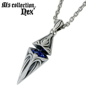エムズコレクション M's collection ストーン シルバー ネックレス アクセサリー チェーン付き シルバー925 スターリングシルバー X0097