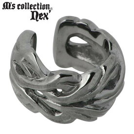 エムズ コレクション M's collection シルバー イヤーカフ アクセサリー ブラック 1個売り 片耳用 シルバー925 スターリングシルバー X0205