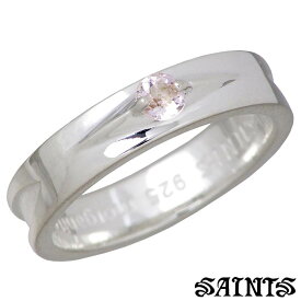 セインツ SAINTS シルバー リング 指輪 モルガナイト レディース 7～13号 シルバーアクセサリー アクセ ギフト プレゼント SSR-911MG-GD