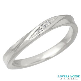ラバーズシーン LOVERS SCENE シルバー リング 指輪 アクセサリー レディース ダイヤモンド 7～21号 刻印可能 LSR-0131DRM
