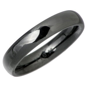 ヴィー vie ステンレス プレーンブラック リング 金属アレルギー対応 7号〜21号 指輪 アクセサリー アレルギーフリー vie-R1004BK