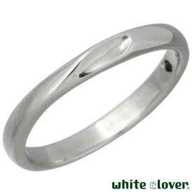 ホワイトクローバー white clover リング 指輪 アクセサリー 金属アレルギー対応 シェア ハート ステンレス 7～30号 誕生石 刻印可能 アレルギーフリー 4SUR100M-RD