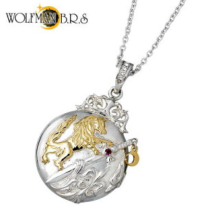�y�|�C���g2�{�I�}���\�����Ԓ��z �E���t�}��B.R.S WOLFMAN B.R.S �P���e�B�b�N �E���t �V���o�[ �l�b�N���XG �`�F�[���t�� �V���Z�e�B�b�N���r�[ �V���o�[925 �X�^�[�����O�V���o�[ P-NW-50G-CL60