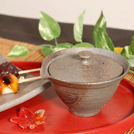 【12月13日10時開始ポイント10倍】信楽焼 急須 土もの急須 陶器 宝瓶 やきもの 信楽 ティーポット 食器 土瓶 器 焼き物 ポット しがらき うつわ　いぶし宝瓶 w316-11