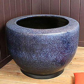 【6月4日20時開始20%OFFクーポン配布中】信楽焼 和風 おしゃれ 20号特大なまこ火鉢 を演出する陶器火鉢です。陶器ひばち 手焙 手あぶり ひばちhi-0018