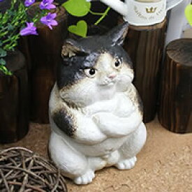 【6月4日20時開始20%OFFクーポン配布中】信楽焼 和風 おしゃれ ボスねこ置物 陶器の可愛いネコ置物 インテリア しがらきやき ねこ 猫置物 猫 縁起物 ギフト ok-0053