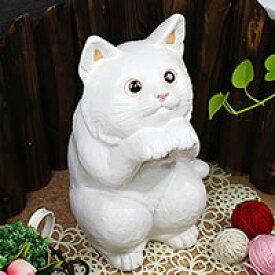 【6月4日20時開始20%OFFクーポン配布中】信楽焼 和風 おしゃれ 幸福ねこ置物 陶器の可愛いネコ置物 インテリア しがらきやき ねこ 猫置物 猫 縁起物 ギフト ok-0055